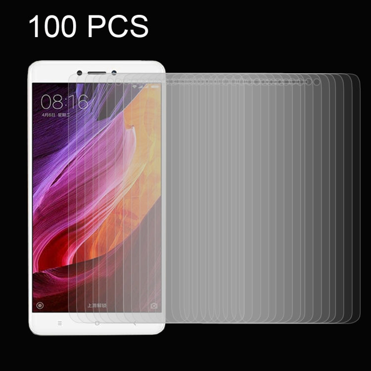 100 PCS for Xiaomi Redmi 4X 0.26mm 9H Surface Hardness Explosion-proof Non-full Screen Tempered Glass Film