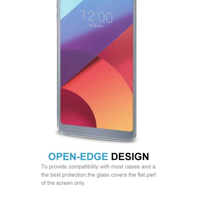 100 PCS for LG G6 0.26mm 9H Surface Hardness Explosion-proof Tempered Glass Screen Film