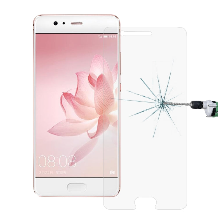 100 PCS for Huawei P10 Plus 0.26mm 9H Surface Hardness Explosion-proof Tempered Glass Screen Film