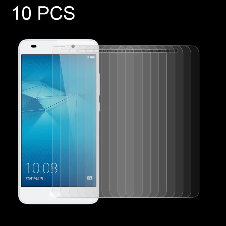 10 PCS for Huawei Honor 5c 0.26mm 9H Surface Hardness Explosion-proof Non-full Screen Tempered Glass Screen Film