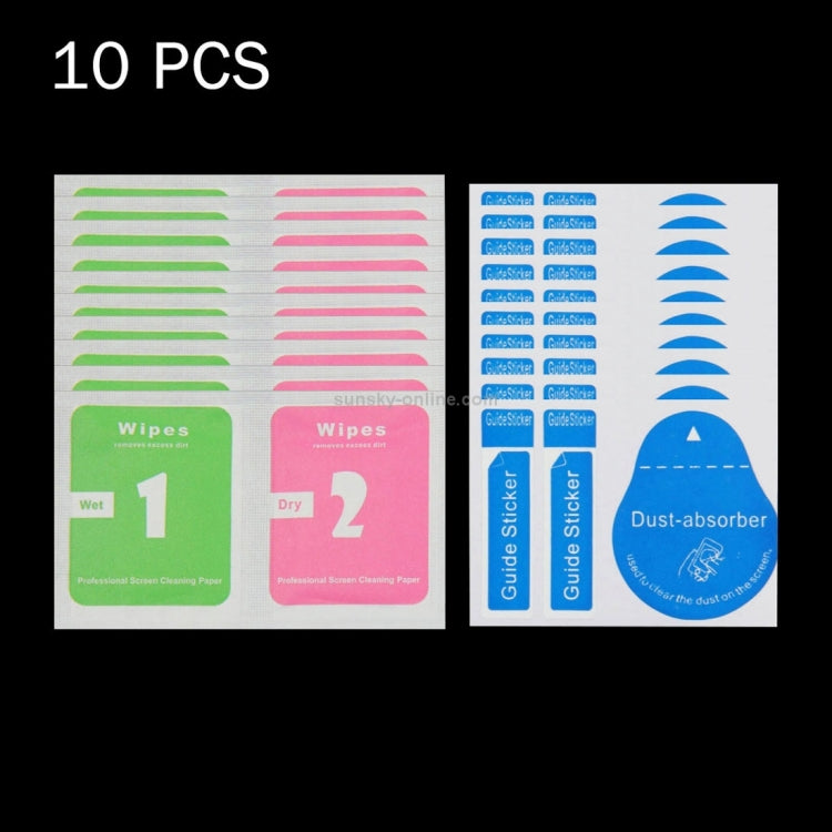 10 PCS for Huawei Honor 5c 0.26mm 9H Surface Hardness Explosion-proof Non-full Screen Tempered Glass Screen Film