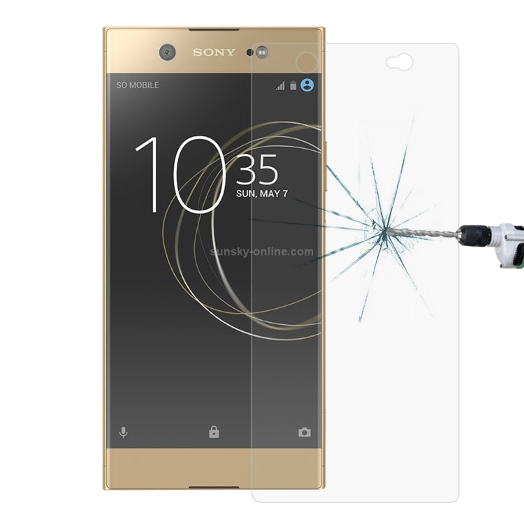 100 PCS for Sony Xperia XA1 Ultra 0.26mm 9H Surface Hardness Explosion-proof Tempered Glass Screen Film