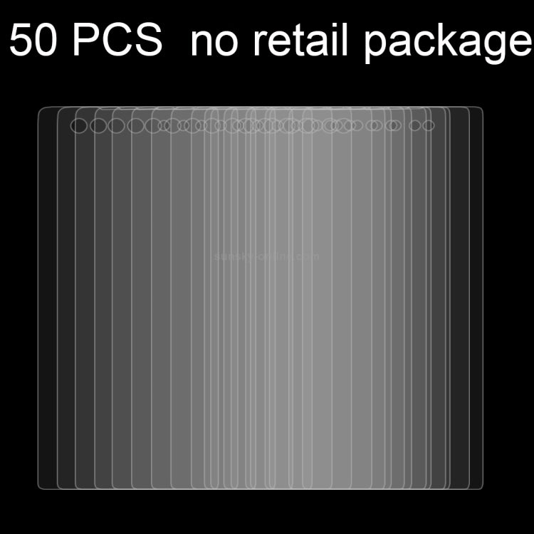 50 PCS for Sony Xperia XA1 0.26mm 9H Surface Hardness Explosion-proof Non-full Screen Tempered Glass Screen Film