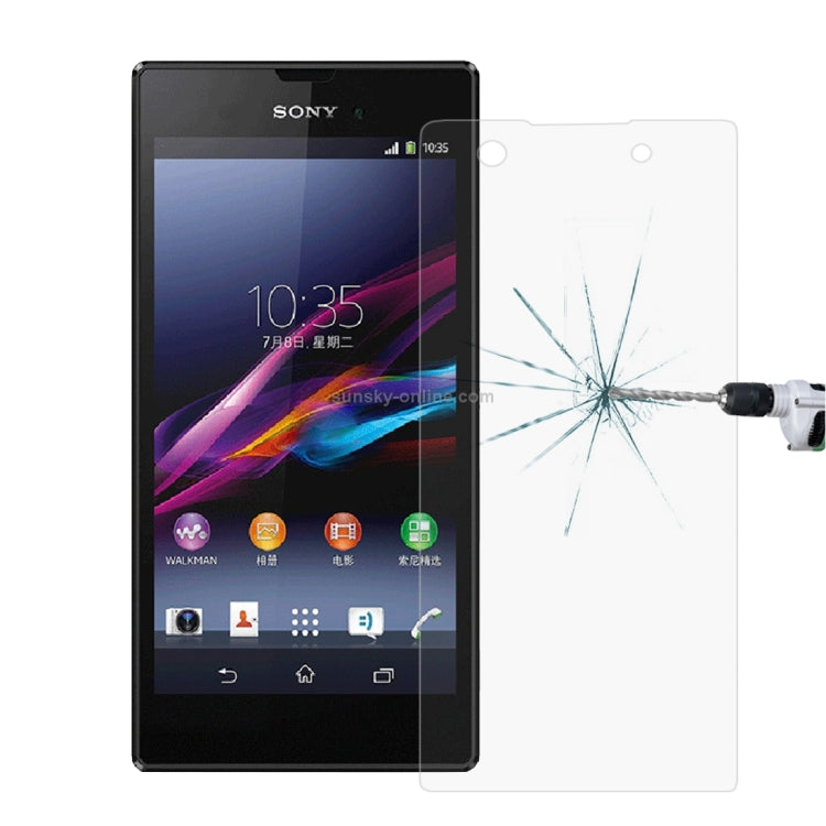 100 PCS for Sony Xperia XA1 0.26mm 9H Surface Hardness Explosion-proof Tempered Glass Screen Film