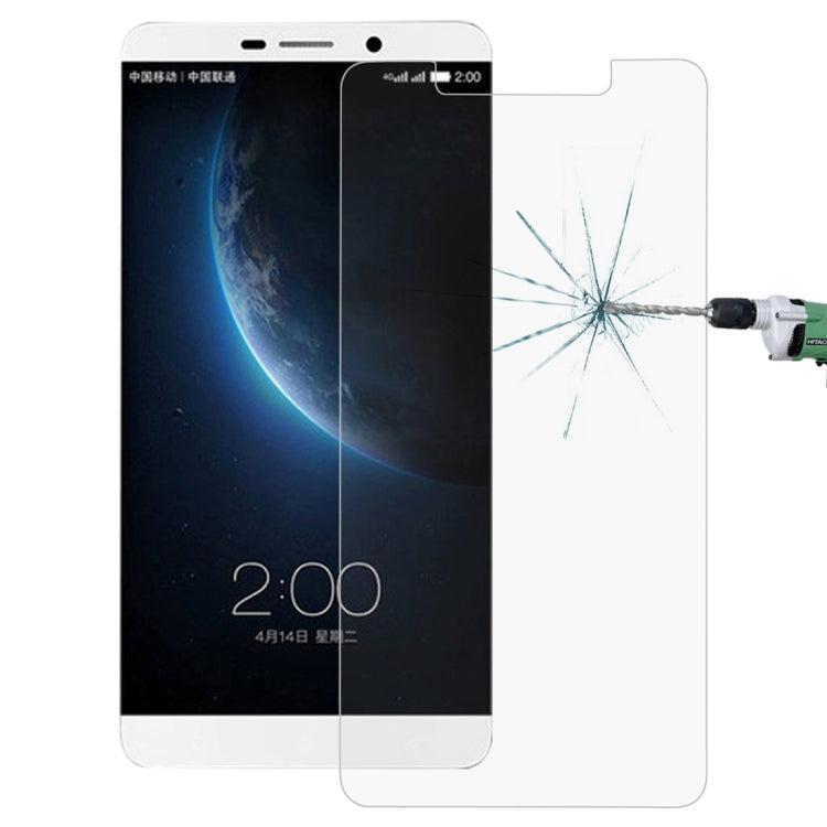 100 PCS for LETV Le Max 3 0.26mm 9H Surface Hardness Explosion-proof Non-full Screen Tempered Glass Screen Film