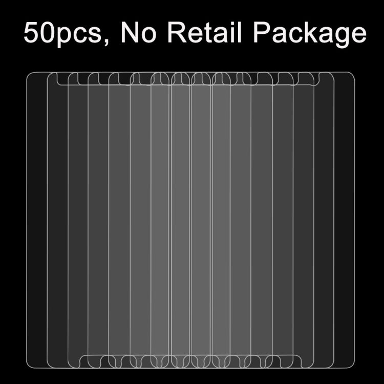 50 PCS For Nokia 6 0.26mm 9H Surface Hardness Explosion-proof Non-full Screen Tempered Glass Screen Film, No Retail Package