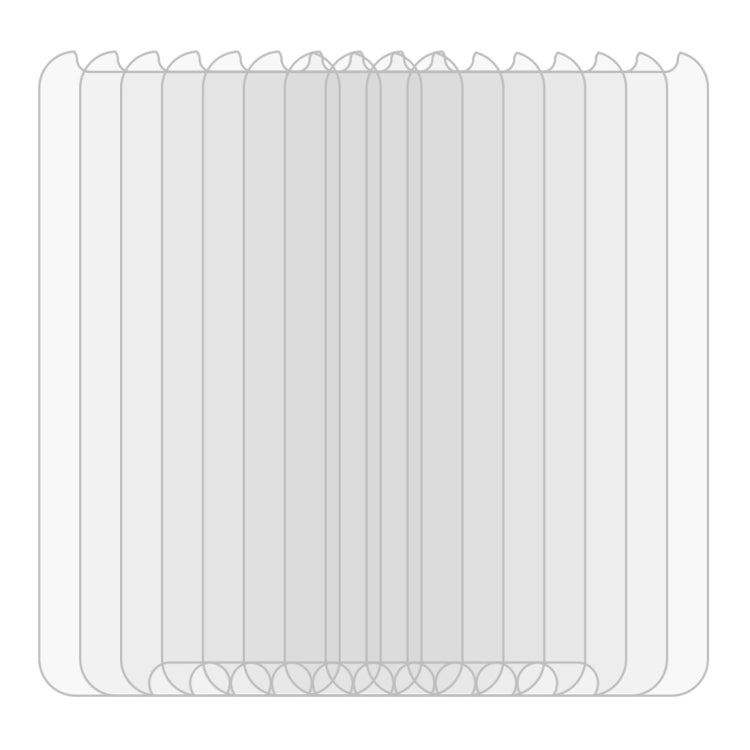 50 PCS for Galaxy J7 (2017) (US Version) 0.3mm 9H Surface Hardness 2.5D Explosion-proof Non-full Screen Tempered Glass Screen Film, No Retail Package