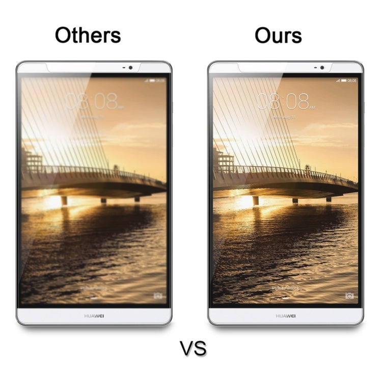 75 PCS 9 inch Universal 0.4mm 9H Surface Hardness Tempered Glass Screen Protector