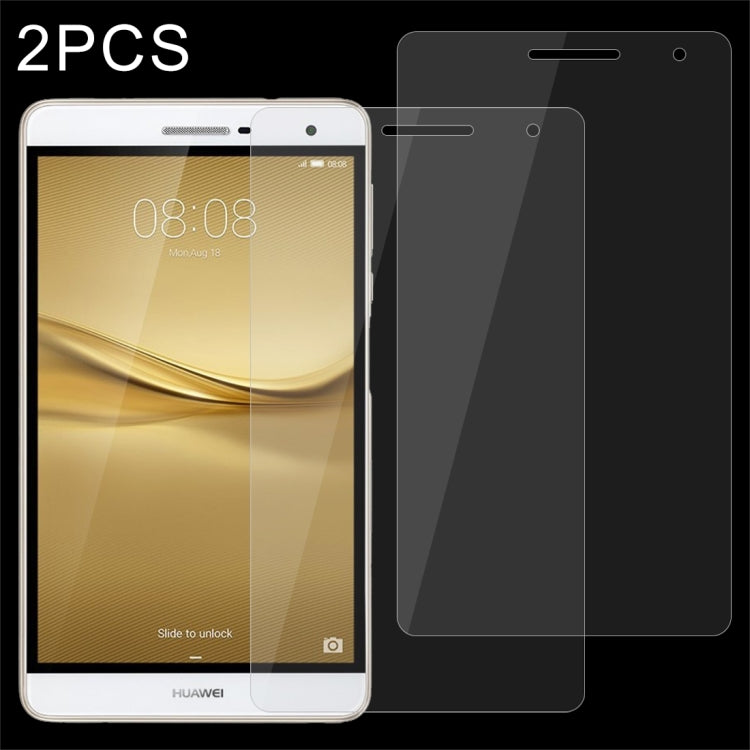 2 PCS for Huawei MediaPad T2 7.0 Pro 0.4mm 9H Surface Hardness Full Screen Tempered Glass Screen Protector