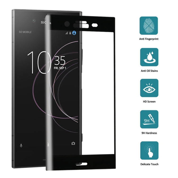 For Sony Xperia XZ1 0.26mm 9H Surface Hardness 3D Full Screen Tempered Glass Screen Protector