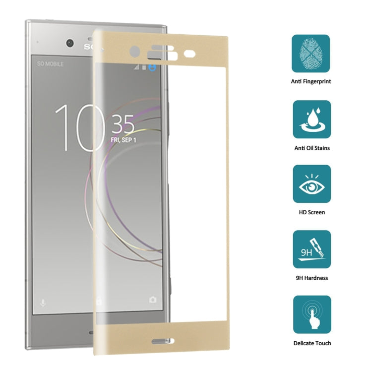 For Sony Xperia XZ1 0.26mm 9H Surface Hardness 3D Full Screen Tempered Glass Screen Protector