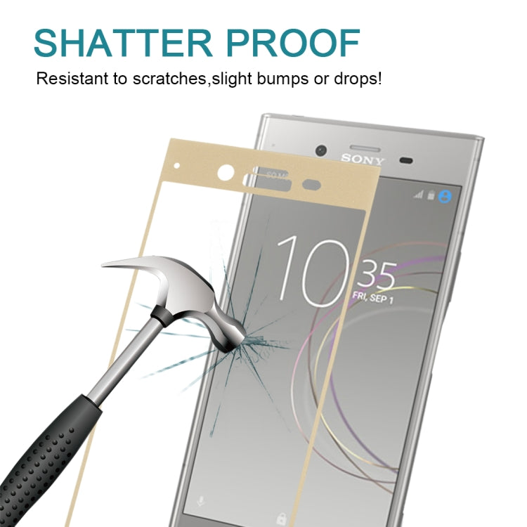 For Sony Xperia XZ1 0.26mm 9H Surface Hardness 3D Full Screen Tempered Glass Screen Protector