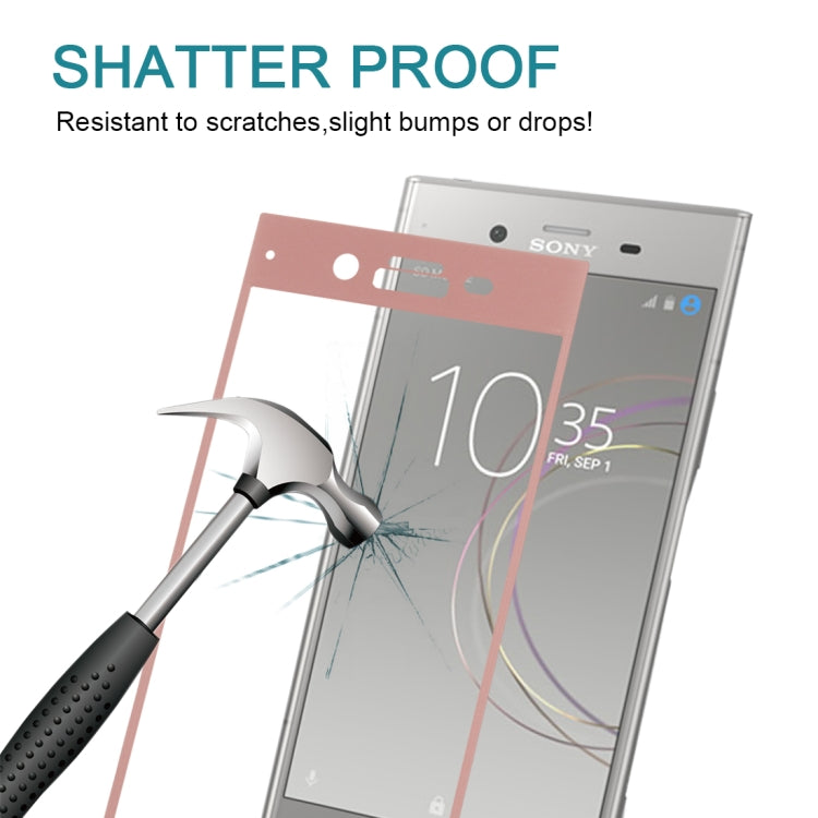 For Sony Xperia XZ1 0.26mm 9H Surface Hardness 3D Full Screen Tempered Glass Screen Protector