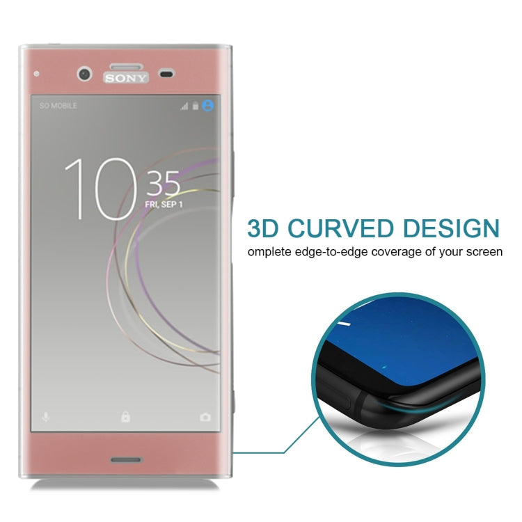 For Sony Xperia XZ1 0.26mm 9H Surface Hardness 3D Full Screen Tempered Glass Screen Protector