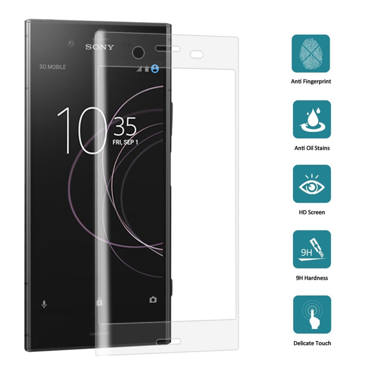 For Sony Xperia XZ1 0.26mm 9H Surface Hardness 3D Full Screen Tempered Glass Screen Protector