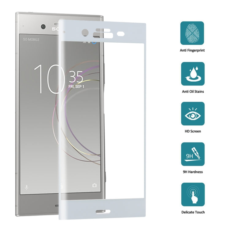 For Sony Xperia XZ1 0.26mm 9H Surface Hardness 3D Full Screen Tempered Glass Screen Protector