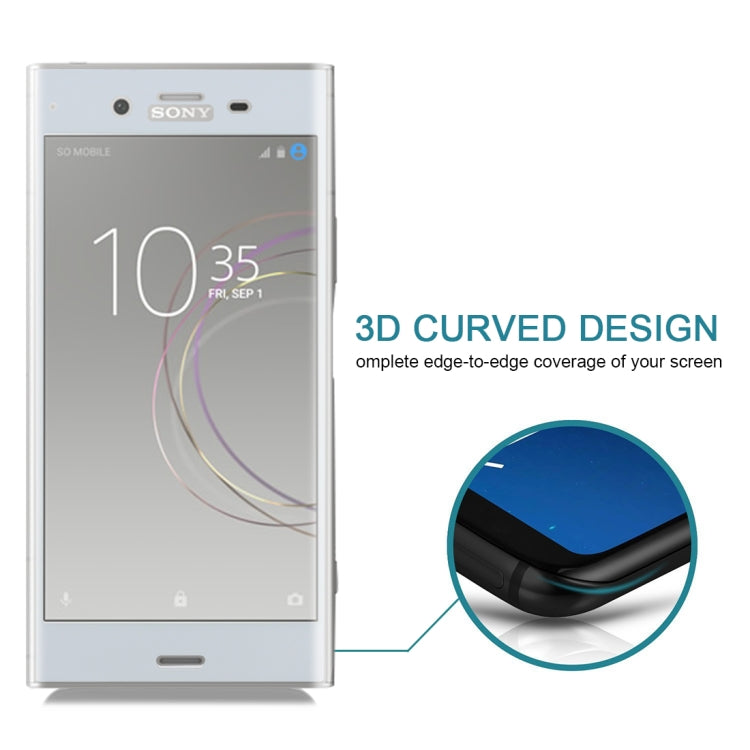 For Sony Xperia XZ1 0.26mm 9H Surface Hardness 3D Full Screen Tempered Glass Screen Protector