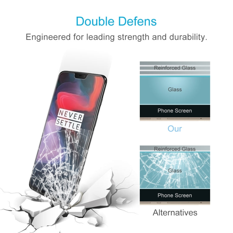 0.26mm 9H 2.5D Tempered Glass Film for OnePlus 6