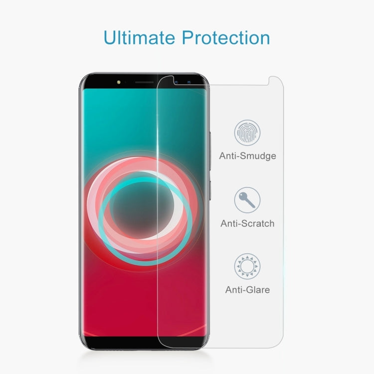 100 PCS 0.26mm 9H 2.5D Tempered Glass Film for Ulefone Power 3S