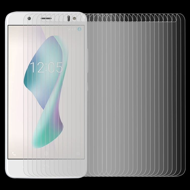 50 PCS 0.26mm 9H 2.5D Tempered Glass Film for BQ Aquaris VS Plus