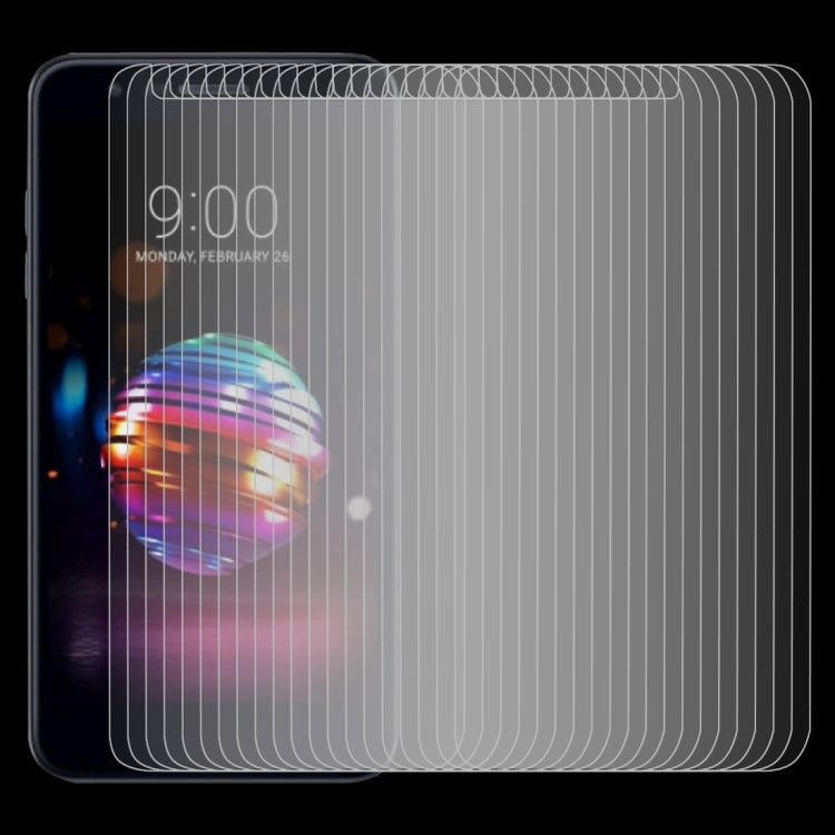 50 PCS 0.26mm 9H 2.5D Tempered Glass Film for LG K10 (2018)