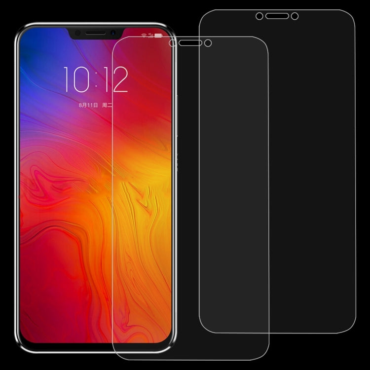 2 PCS 0.26mm 9H 2.5D Tempered Glass Film for Lenovo Z5