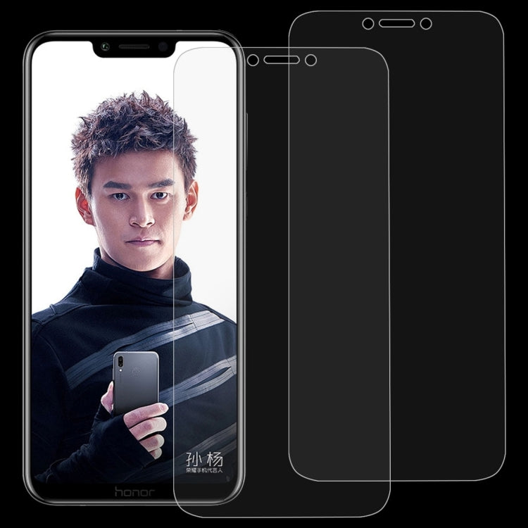 2 PCS 0.26mm 9H 2.5D Tempered Glass Film for Huawei Honor Play