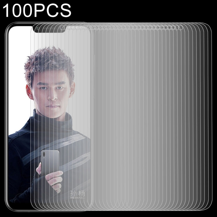 100 PCS 0.26mm 9H 2.5D Tempered Glass Film for Huawei Honor Play
