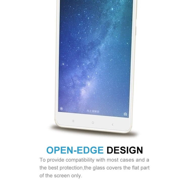 2 PCS for Xiaomi Mi Max 2 0.3mm 9H Surface Hardness 2.5D Explosion-proof Non-full Screen Tempered Glass Screen Film