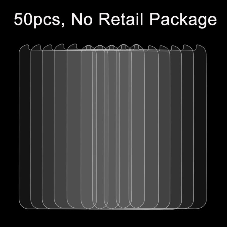 50 PCS for Huawei G9 Plus 0.26mm 9H Surface Hardness Explosion-proof Non-full Screen Tempered Glass Screen Film, No Retail Package