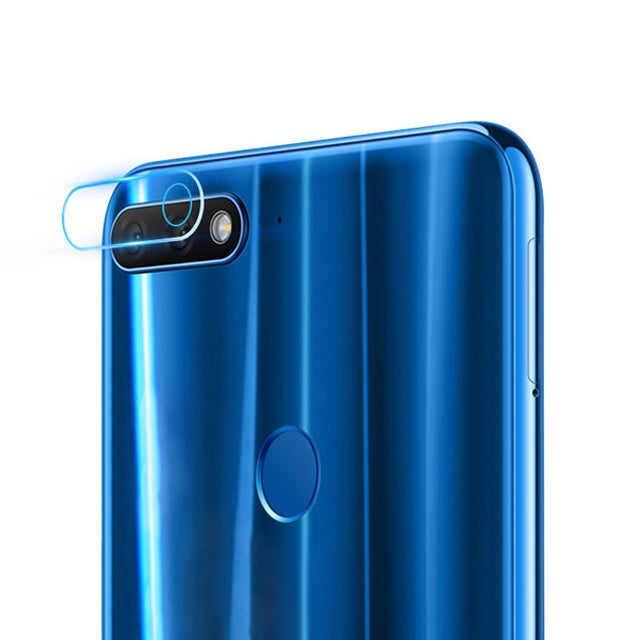 0.3mm 2.5D Transparent Rear Camera Lens Protector Tempered Glass Film for Huawei  Y7 Prime (2018)