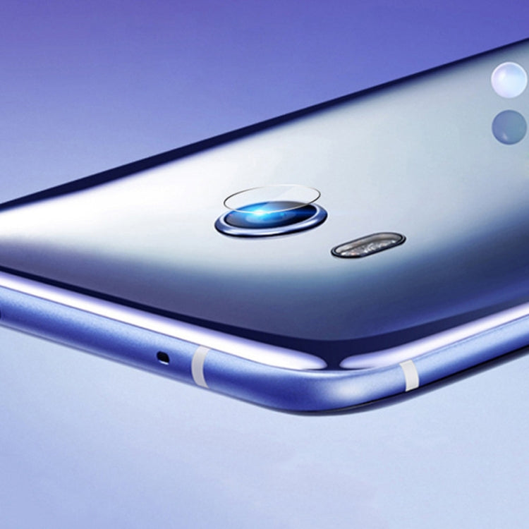 0.3mm 2.5D Round Edge Rear Camera Lens Tempered Glass Film for HTC U11 (Transparent)