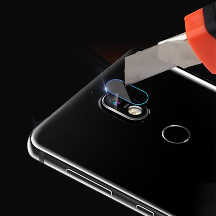 0.3mm 2.5D Round Edge Rear Camera Lens Tempered Glass Film for Nokia 7