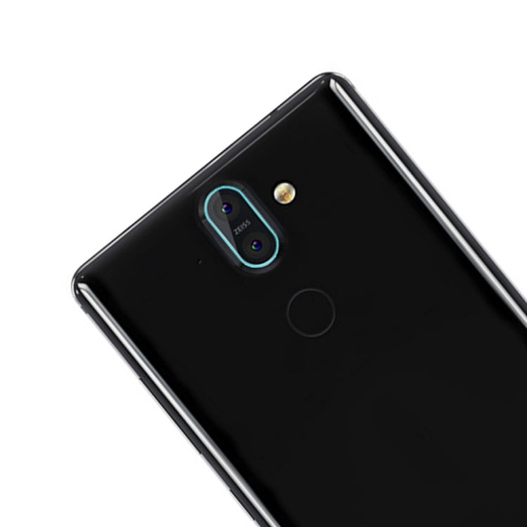 0.3mm 2.5D Round Edge Rear Camera Lens Tempered Glass Film for Nokia 8 Sirocco