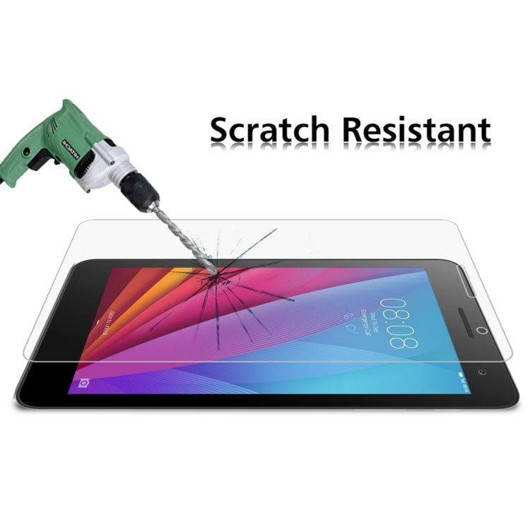 100 PCS 0.3mm 9H Full Screen Tempered Glass Film for Huawei MediaPad T1 7.0