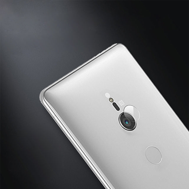 0.3mm 2.5D Transparent Rear Camera Lens Protector Tempered Glass Film for Sony Xperia XZ2