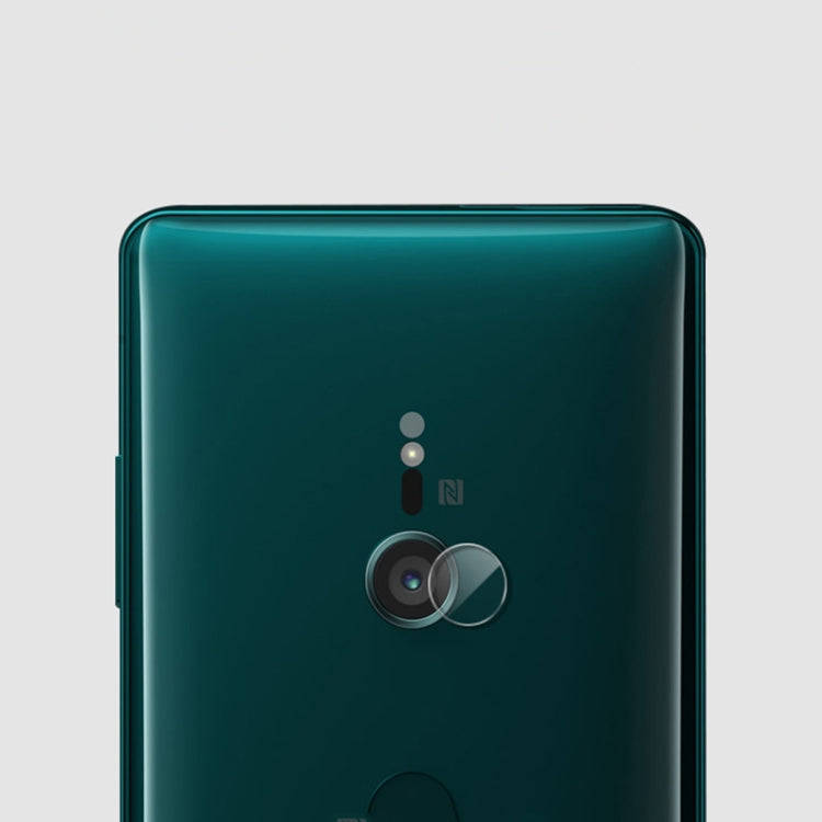 0.3mm 2.5D Transparent Rear Camera Lens Protector Tempered Glass Film for Sony Xperia XZ3