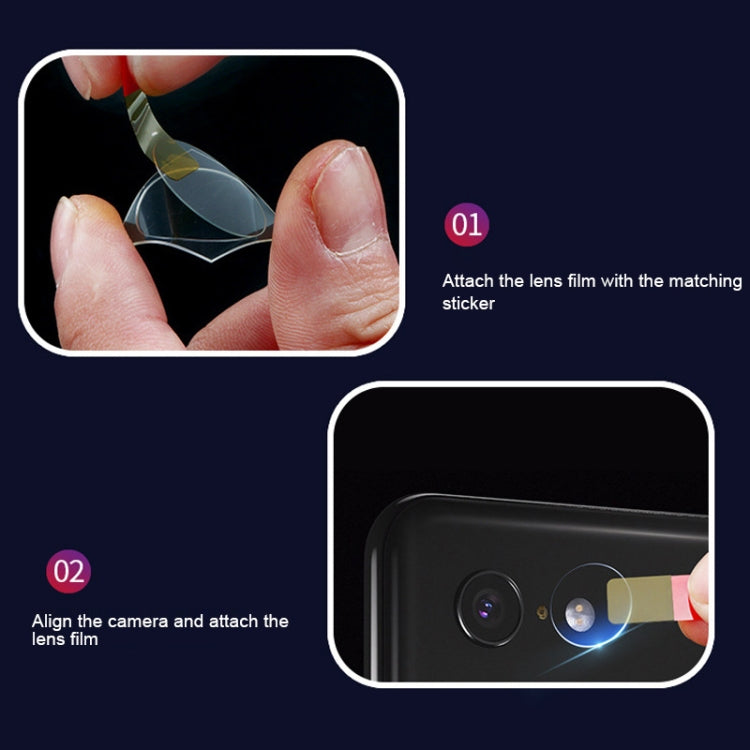 10 PCS For Google Pixel 3 2.5D Transparent Rear Camera Lens Protector Tempered Glass Film
