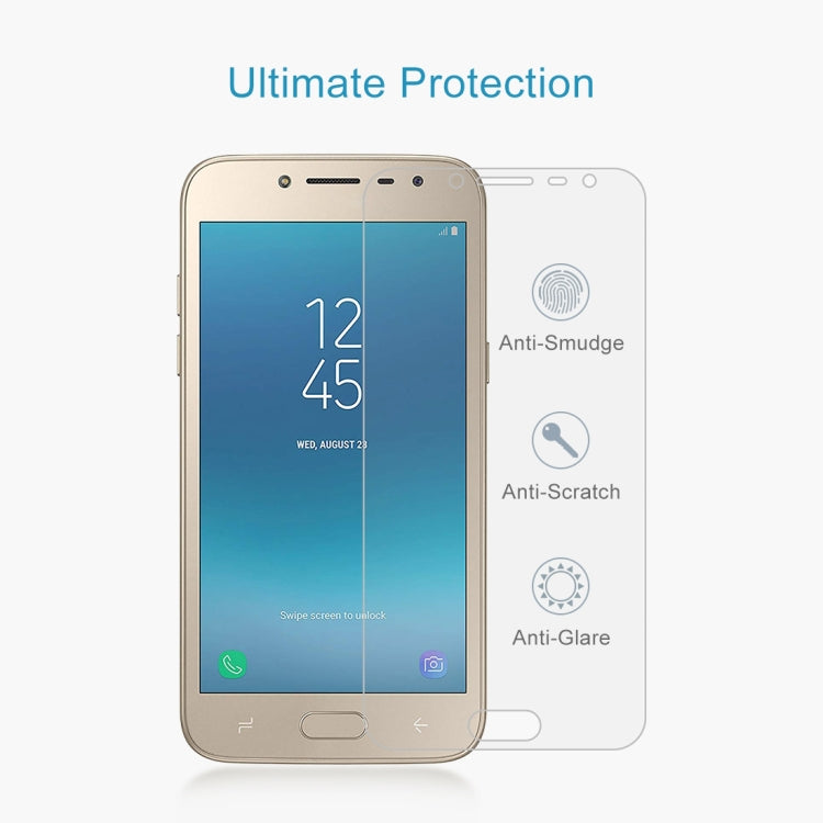 50 PCS 0.26mm 9H 2.5D Tempered Glass Film for Galaxy J2 Pro (2018), No Retail Package