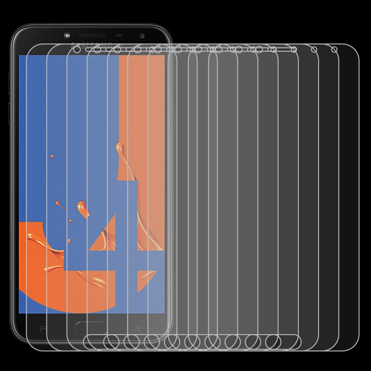 50 PCS 0.26mm 9H 2.5D Tempered Glass Film for Galaxy J4, No Retail Package