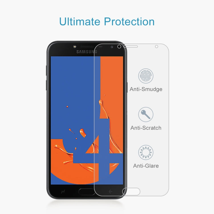 10 PCS 0.26mm 9H 2.5D Tempered Glass Film for Galaxy J4
