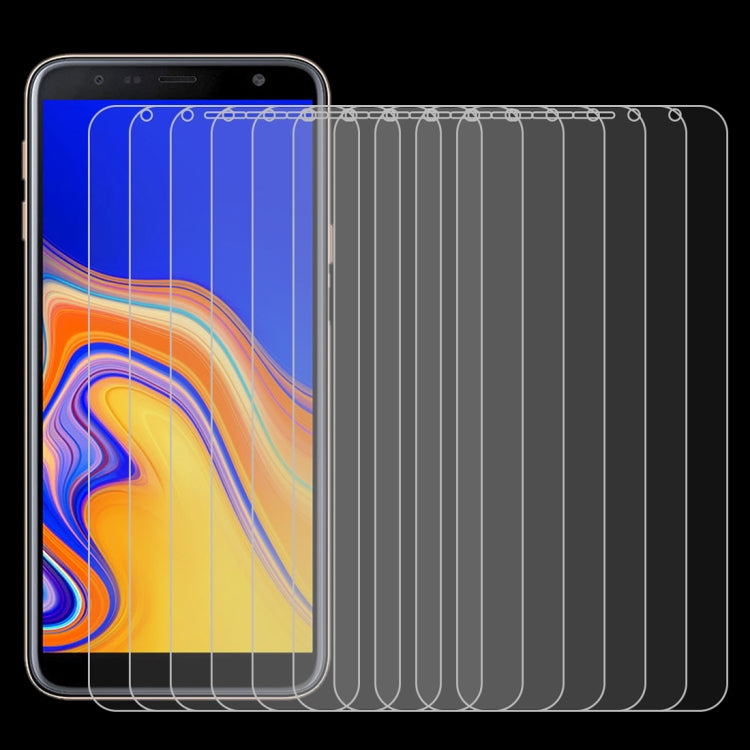 50 PCS 0.26mm 9H 2.5D Tempered Glass Film for Galaxy J4+, No Retail Package
