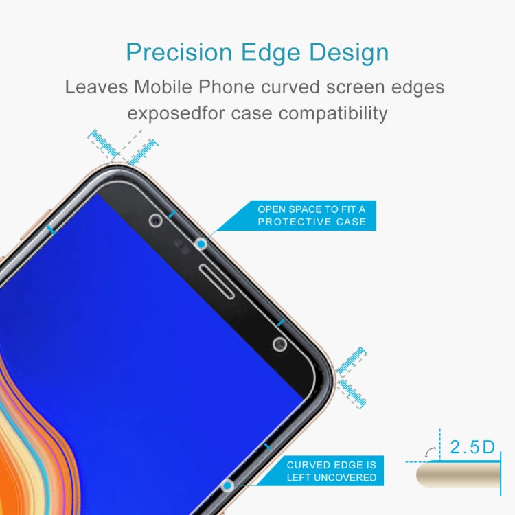 10 PCS 0.26mm 9H 2.5D Tempered Glass Film for Galaxy J4+
