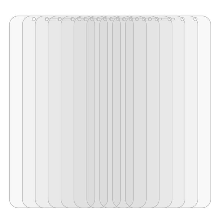 50 PCS 0.26mm 9H 2.5D Tempered Glass Film for Galaxy J6, No Retail Package