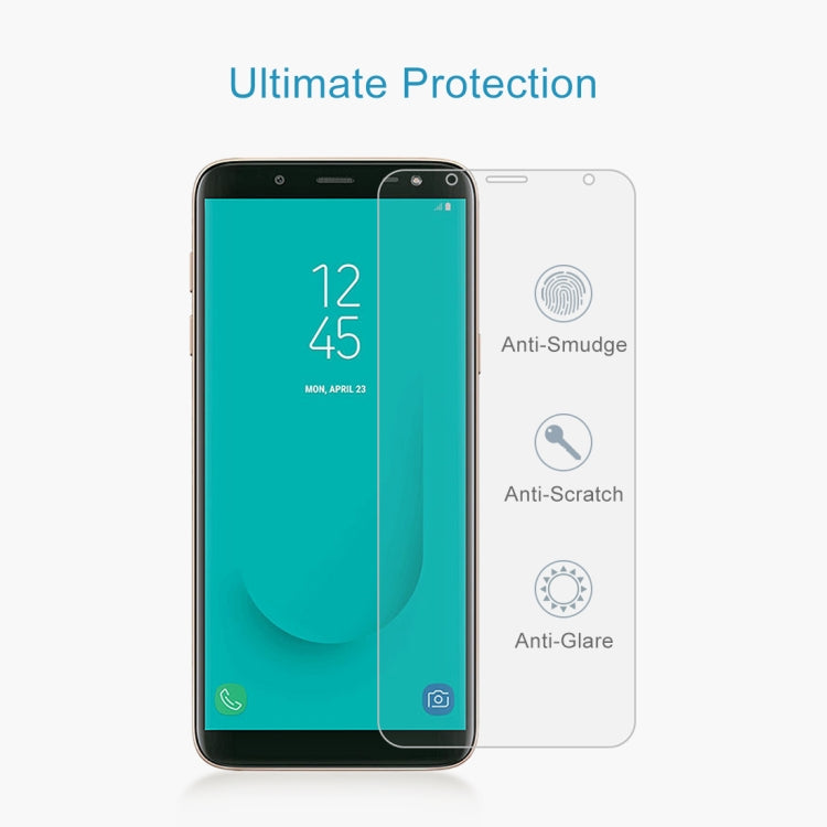 50 PCS 0.26mm 9H 2.5D Tempered Glass Film for Galaxy J6, No Retail Package