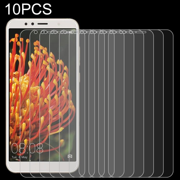 10 PCS 0.26mm 9H 2.5D Tempered Glass Film for Huawei Y6 2018