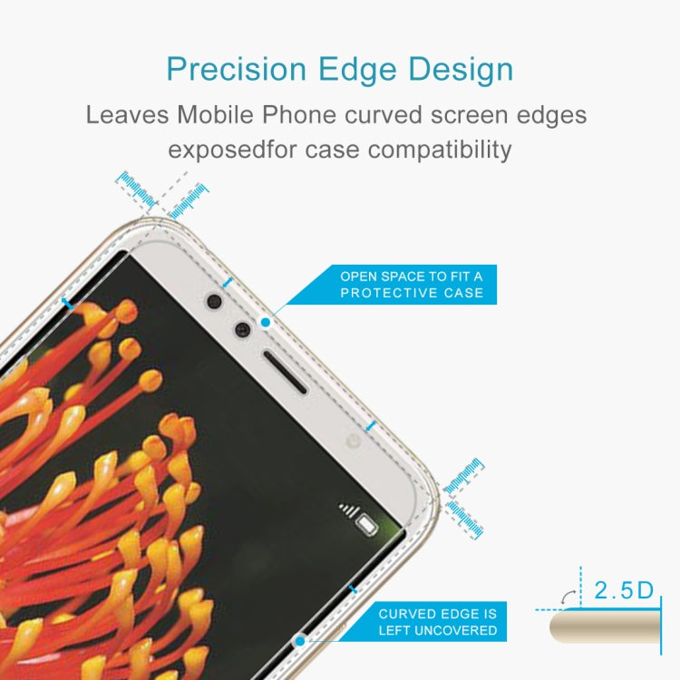 0.26mm 9H 2.5D Tempered Glass Film for Huawei Y6 2018