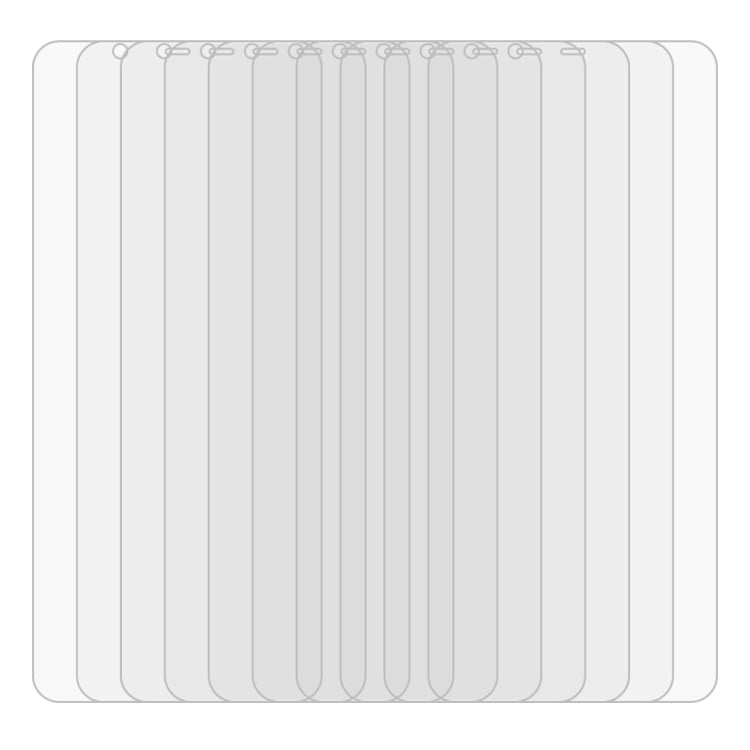 50 PCS 0.26mm 9H 2.5D Tempered Glass Film for Nokia 5.1 Plus (Nokia X5), No Retail Package