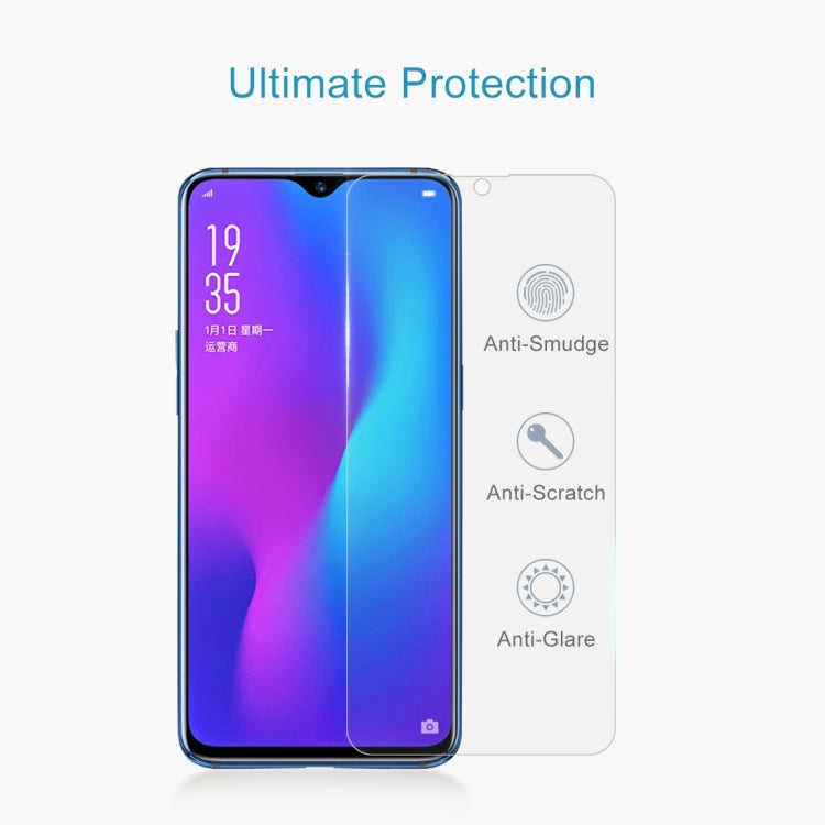 2 PCS 0.26mm 9H 2.5D Tempered Glass Film for OPPO R17 & R17 Pro