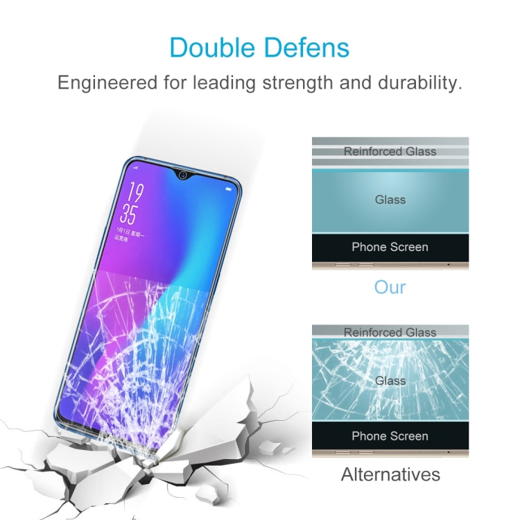 2 PCS 0.26mm 9H 2.5D Tempered Glass Film for OPPO R17 & R17 Pro